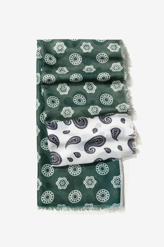 Lenço Tiffosi Alaia estampado