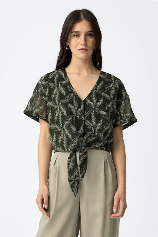 Camisa Colarinho Elegante - Armanda Boutique