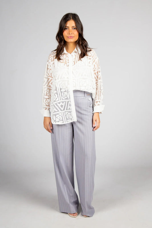 Blusa Bordada Silvina Campos