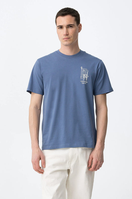 T-shirt Tiffosi Homem Valentino Azul