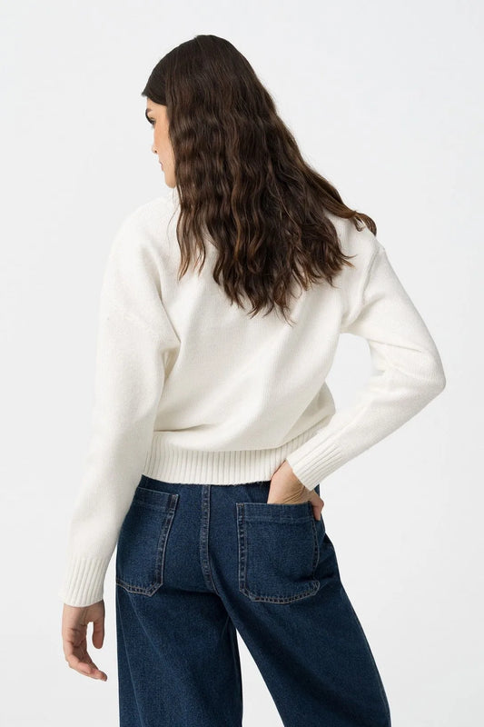 Sweater Tiffosi Decote em V