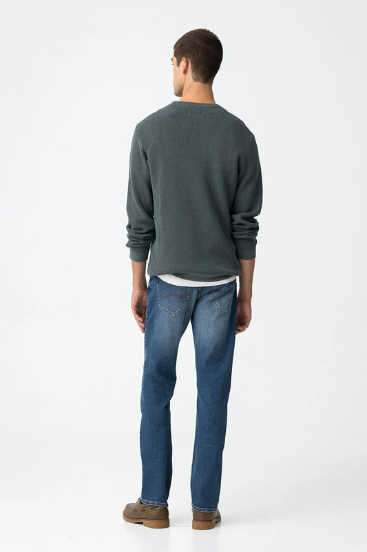 Jeans Tiffosi Reto Azul Médio