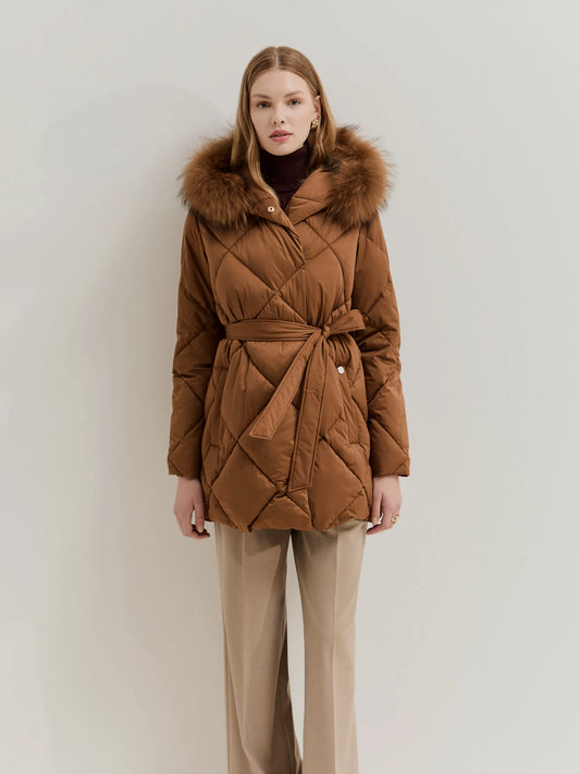 Blusão Lion of Porches acolchoado com capuz