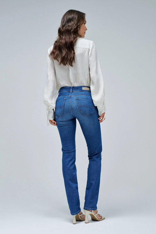 Jeans cintura média - Armanda Boutique