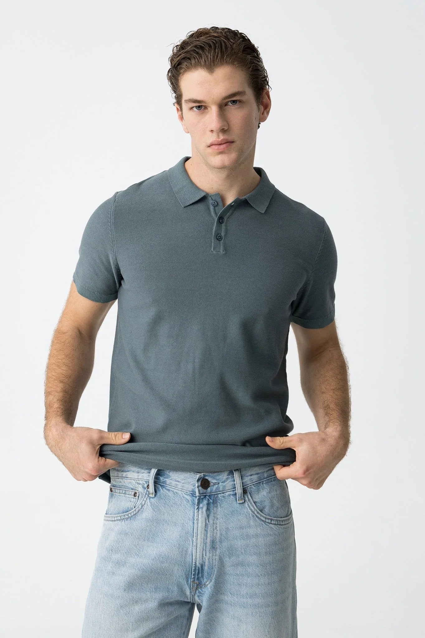 Polo de Malha Fina - Armanda Boutique