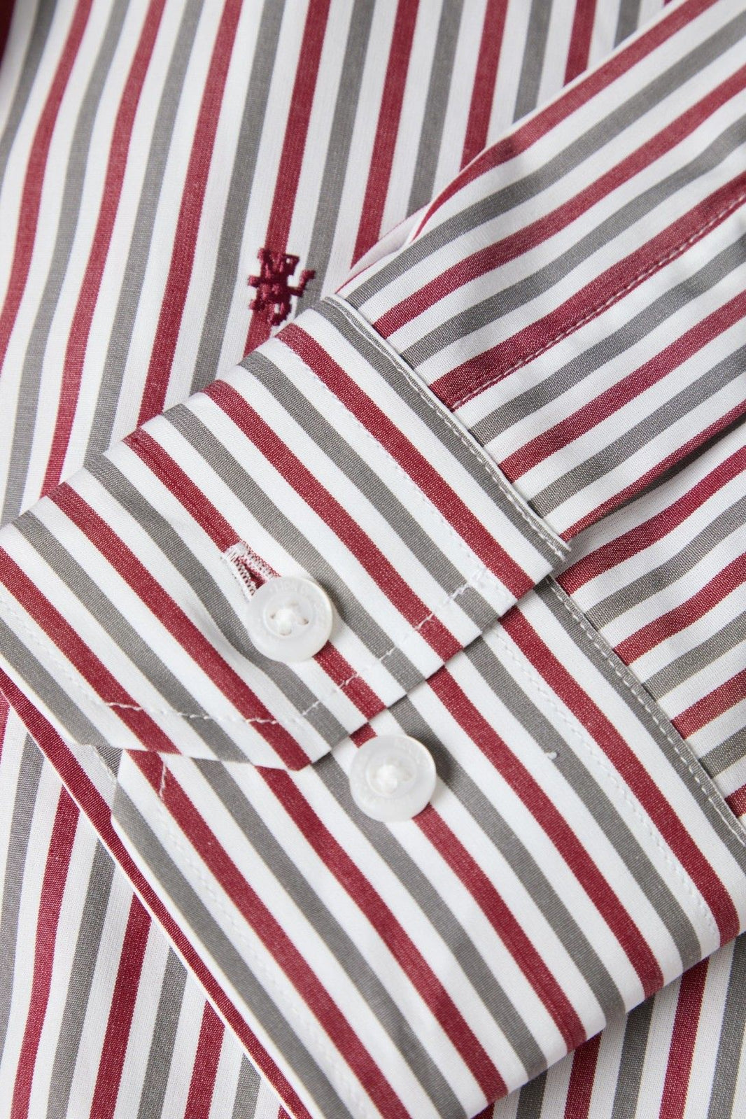 Camisa Lion of Porches Homem — riscas vermelhas