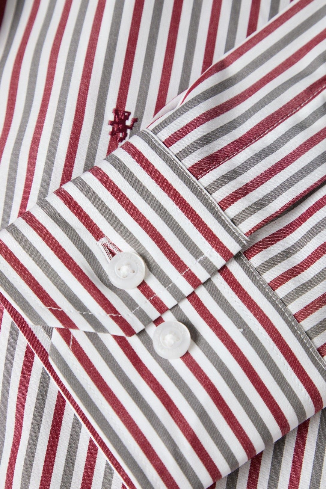 Camisa Lion of Porches Homem — riscas vermelhas