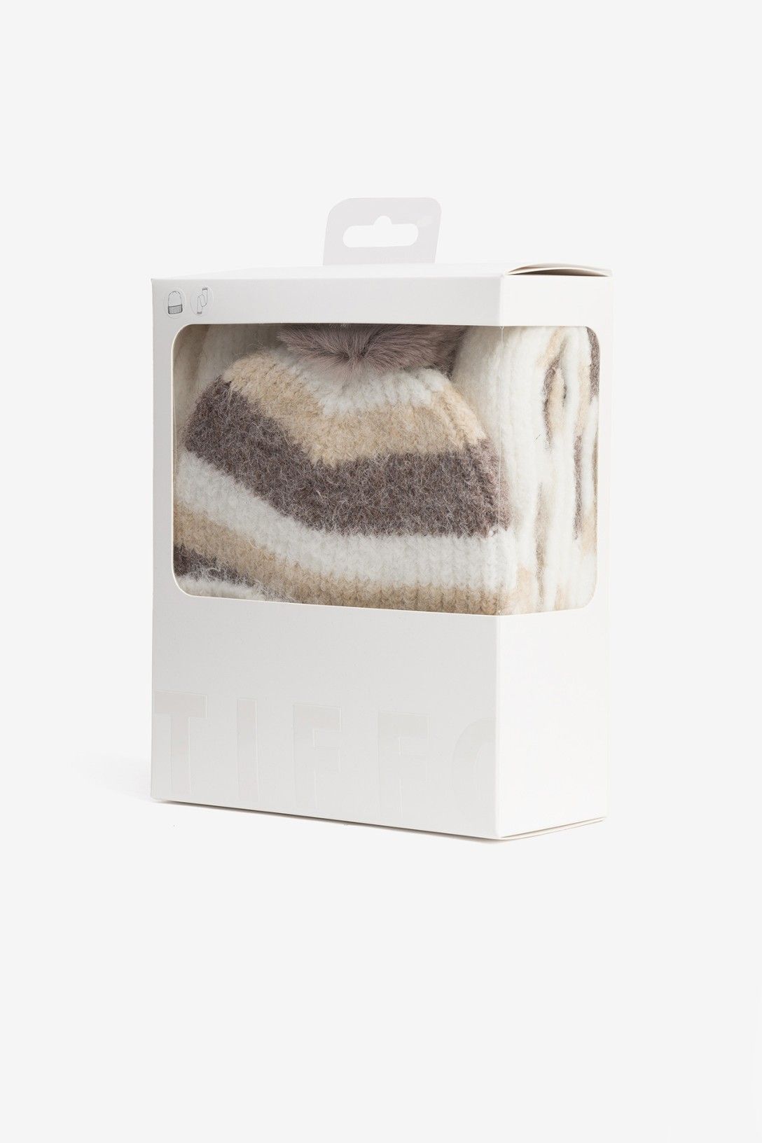 Conjunto de gorro e cachecol Tiffosi Peaks Mulher