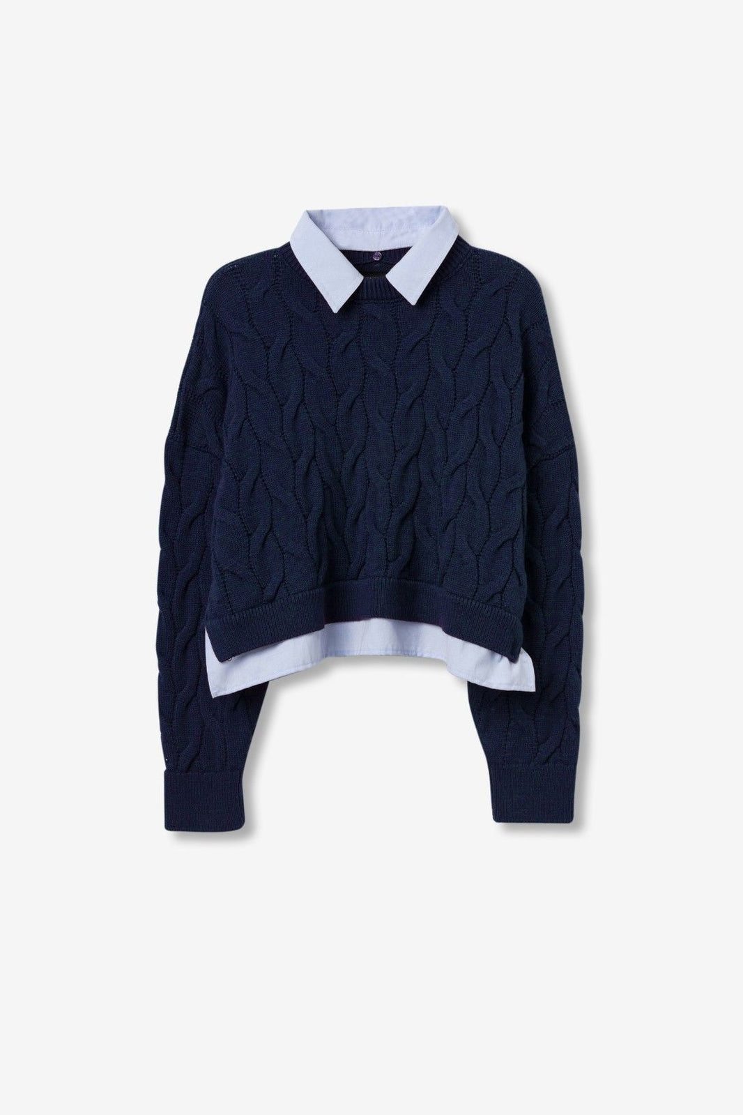 Camisola Tiffosi Ilduara de malha entrançada