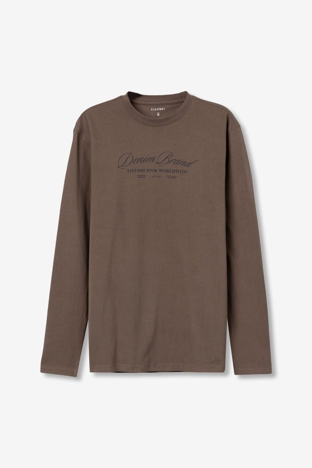 T-shirt Tiffosi Justice Homem — Castanho (203) (203) — produto