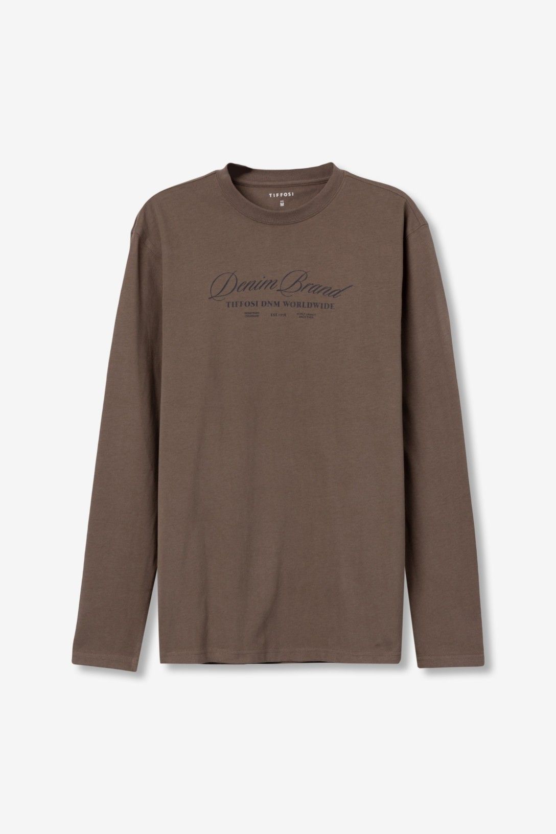 T-shirt Tiffosi Justice Homem — Castanho (203) (203) — produto