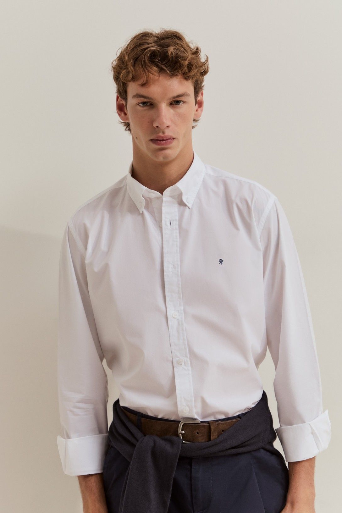 Camisa de algodão Lion of Porches Homem — Branco — LP005751V01