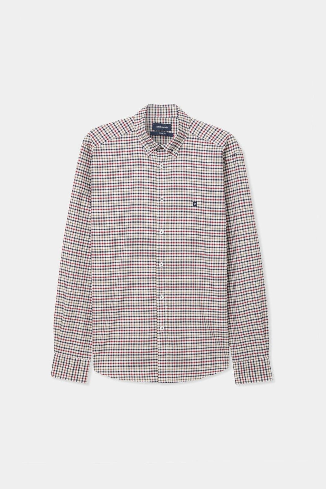Camisa de xadrez regular fit Lion of Porches