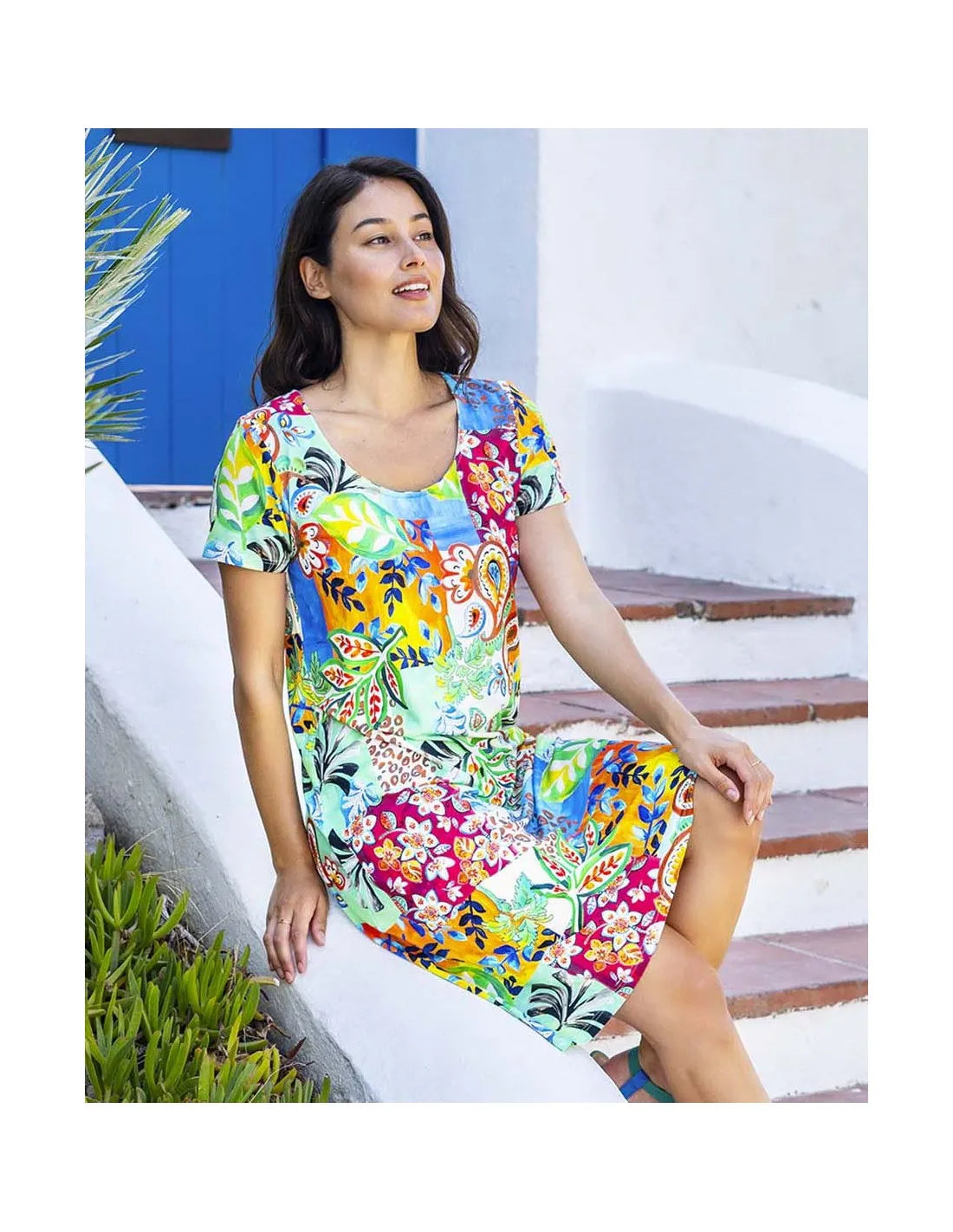 Vestido com manga