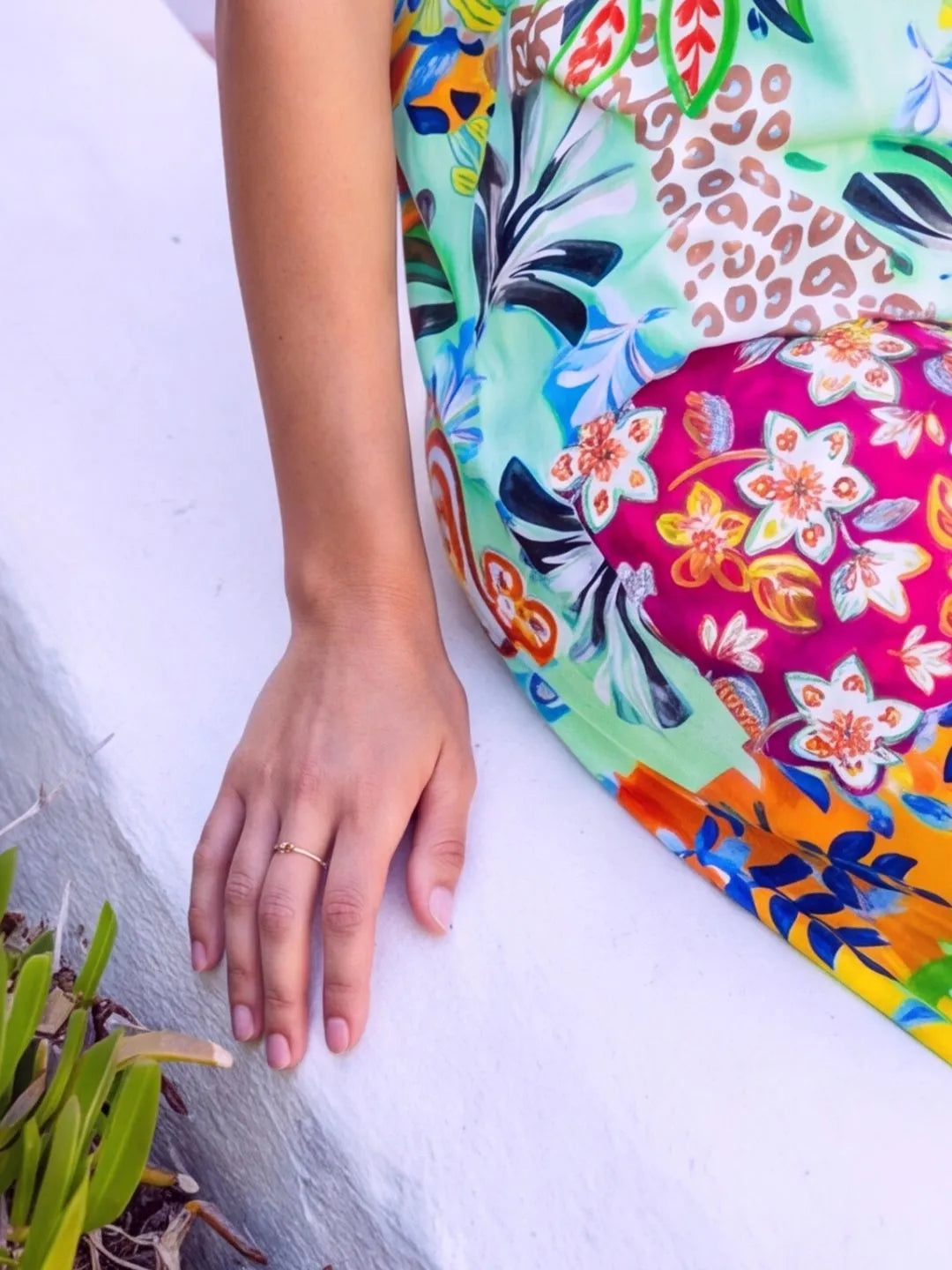 Vestido com manga