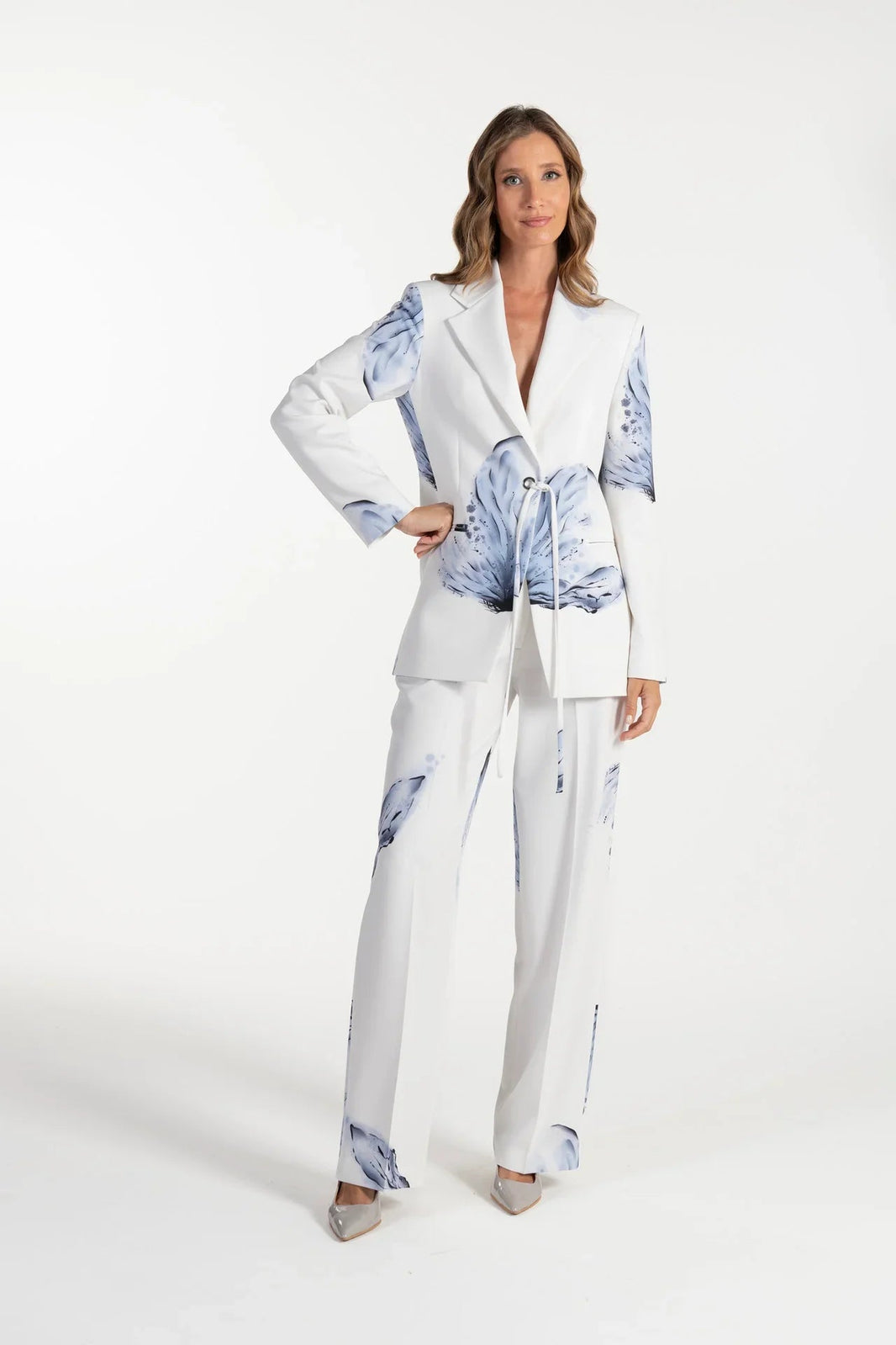 Blazer Floral Elegante - Armanda Boutique