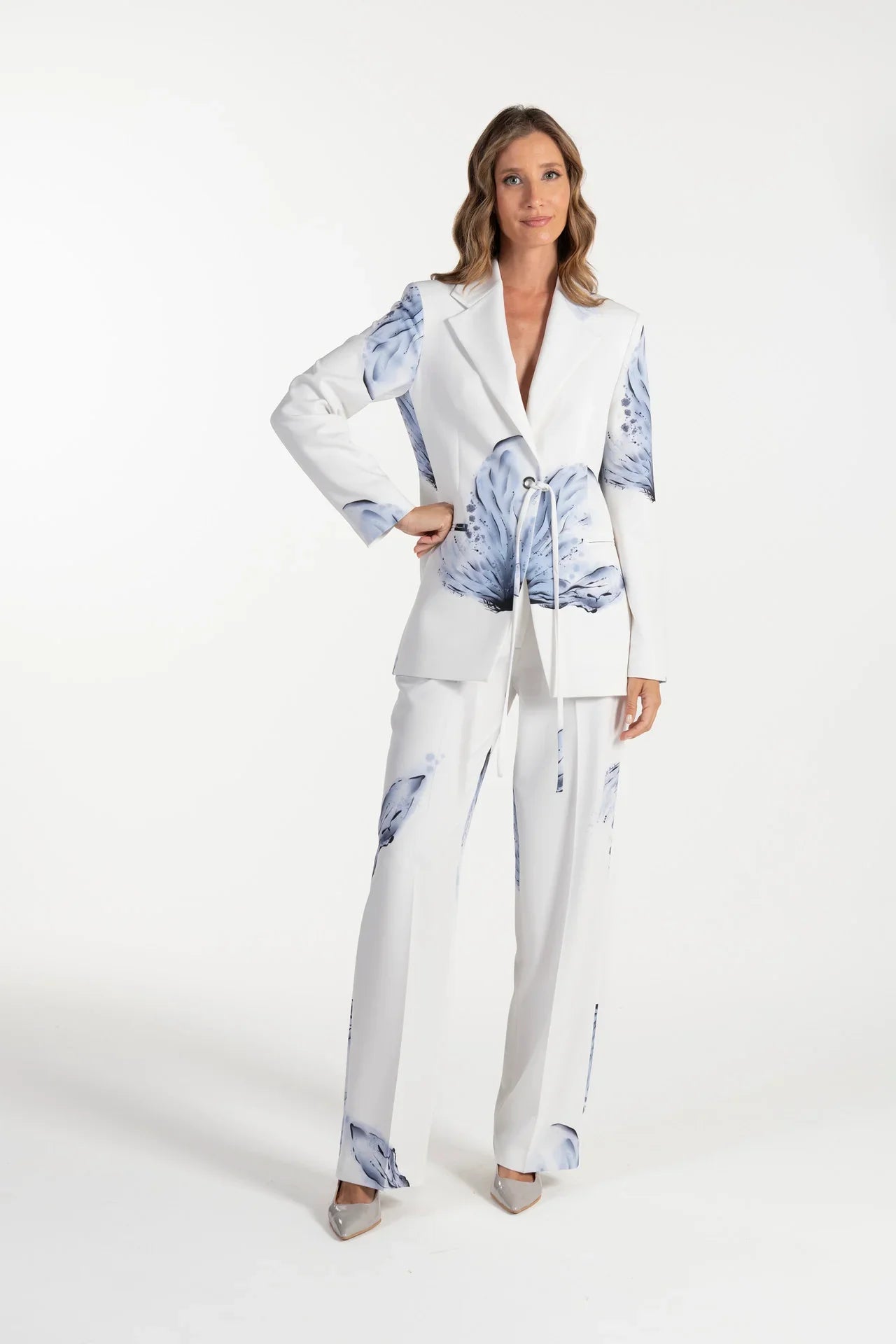 Blazer Floral Elegante - Armanda Boutique