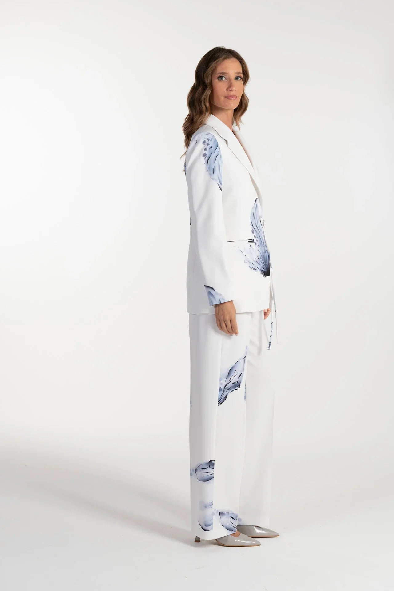 Blazer Floral Elegante - Armanda Boutique