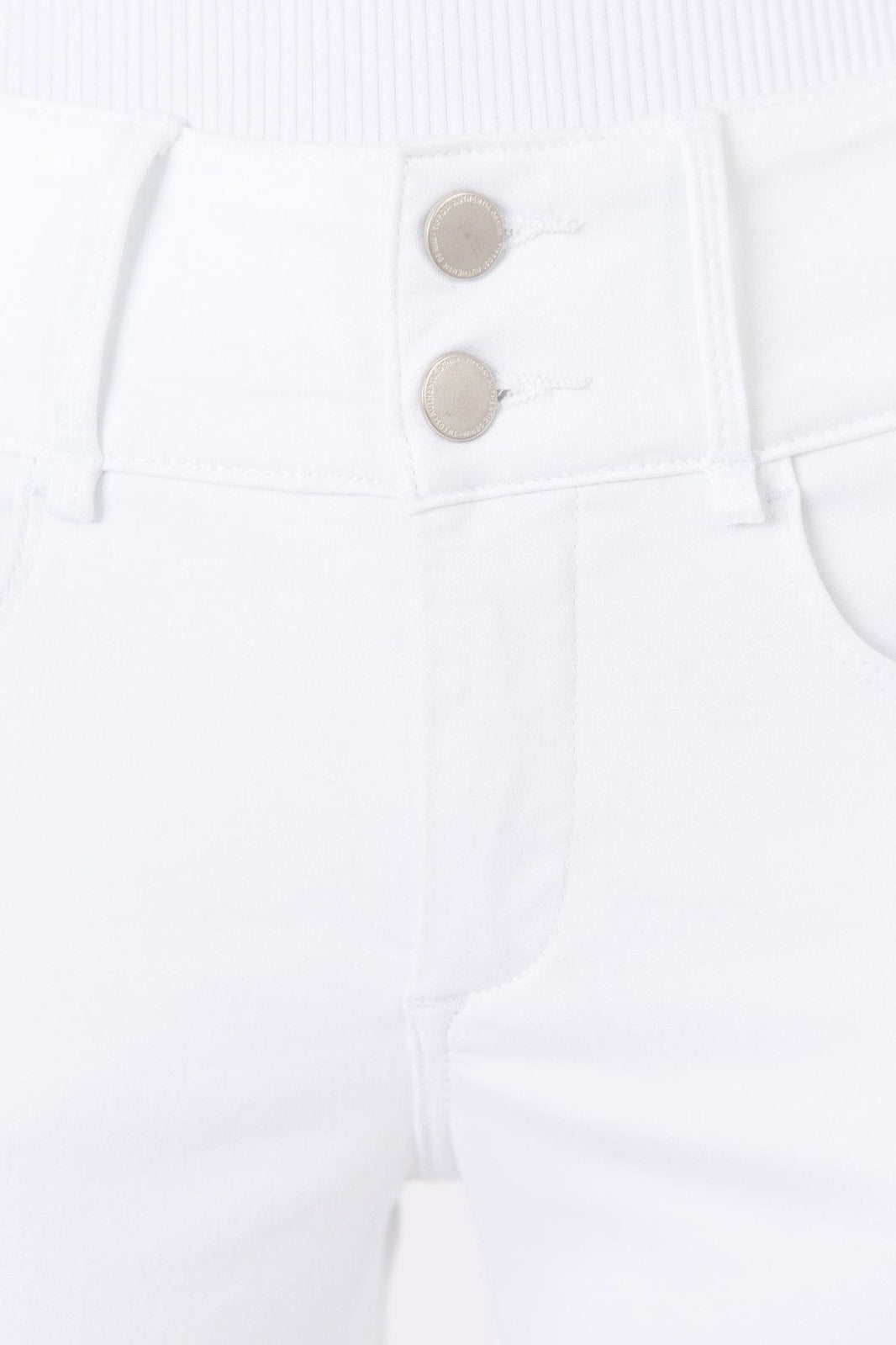 Calça Skinny Branca de Cintura Subida - Armanda Boutique