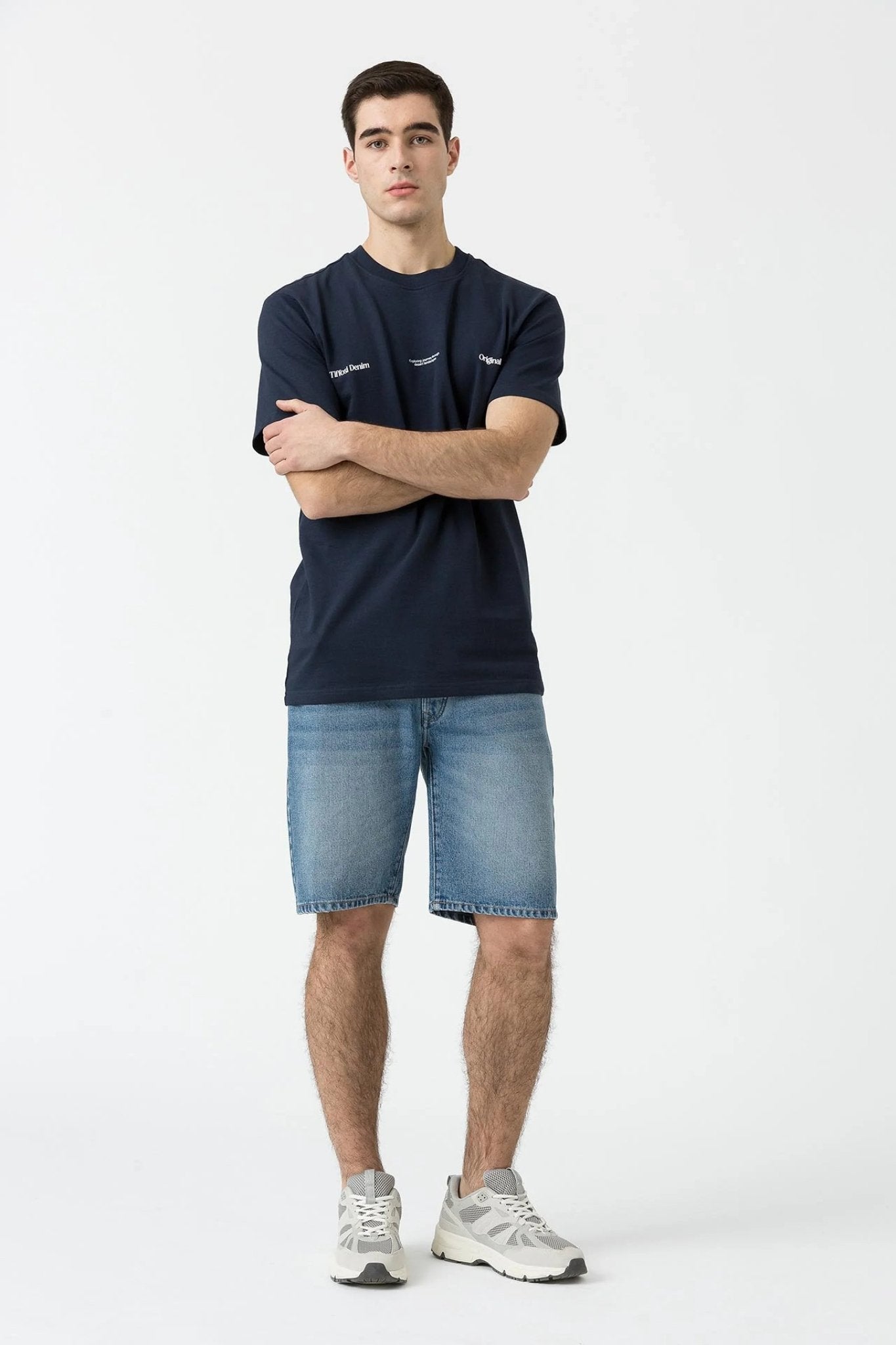 Calções de Ganga regular fit - Armanda Boutique