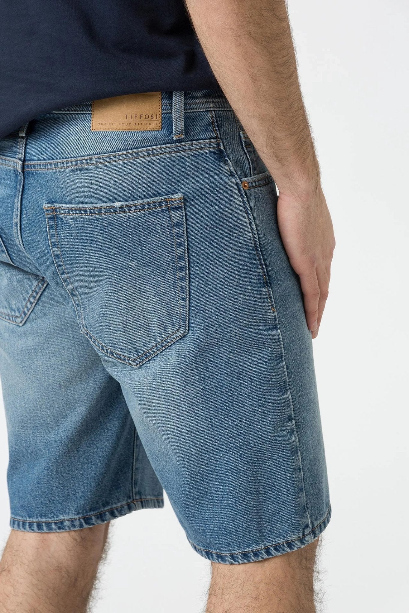 Calções de Ganga regular fit - Armanda Boutique