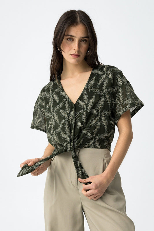 Camisa Colarinho Elegante - Armanda Boutique