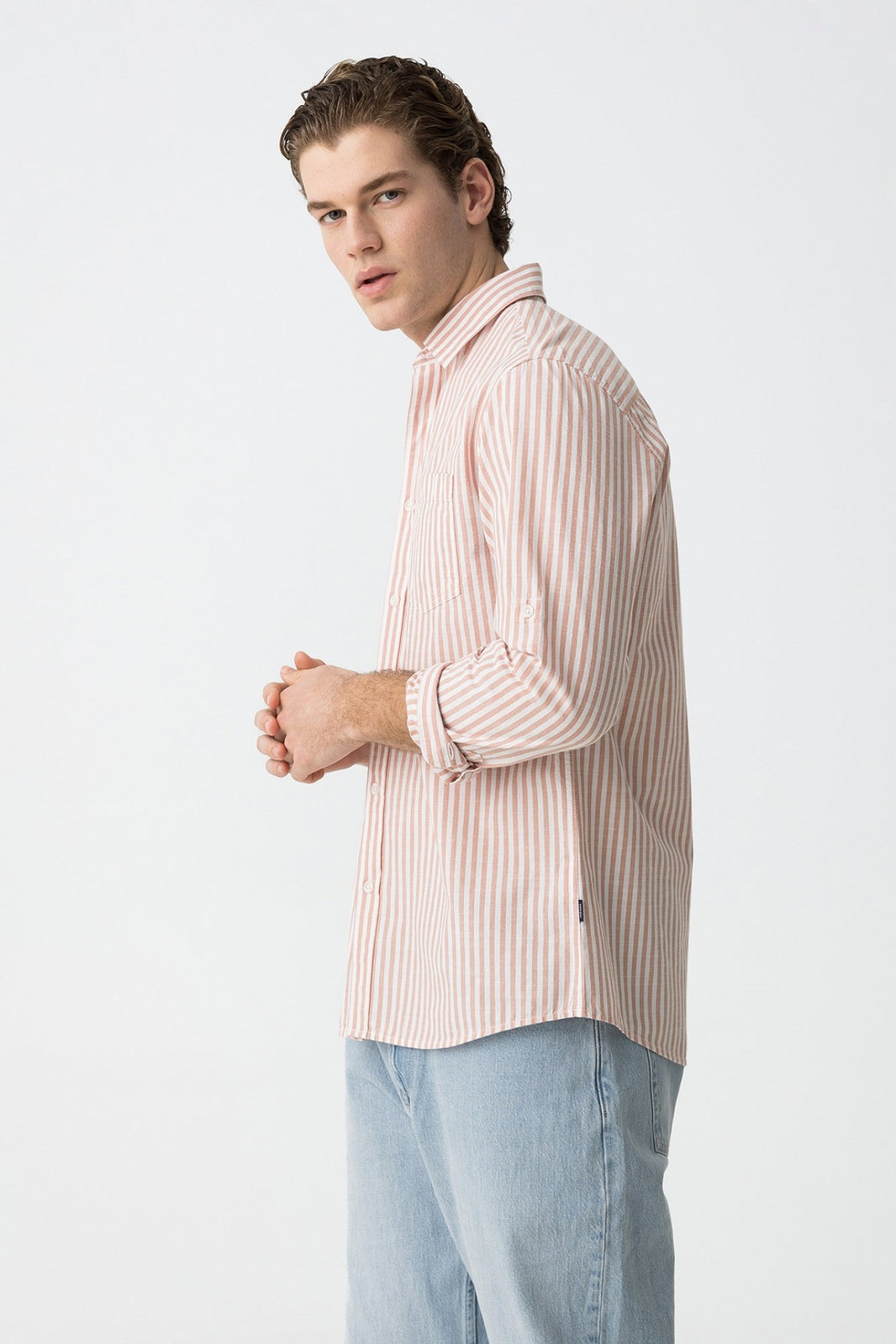 Camisa Listrada Regular Fit - Armanda Boutique