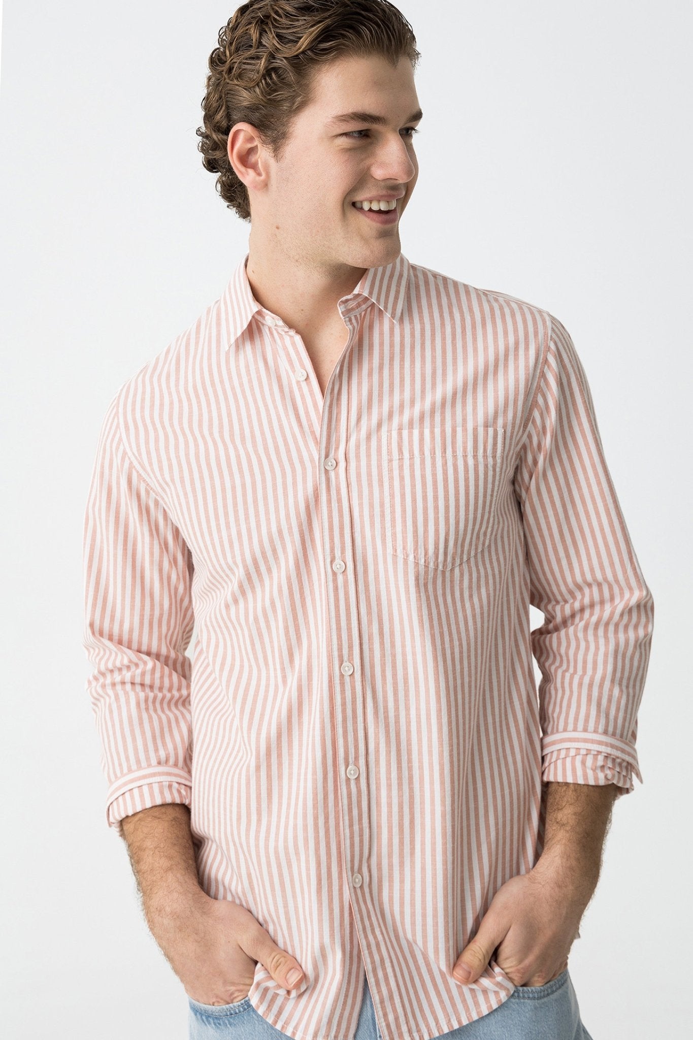 Camisa Listrada Regular Fit - Armanda Boutique