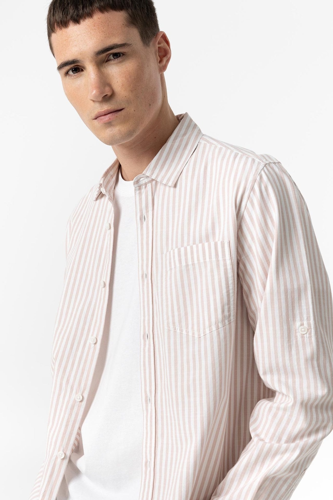 Camisa Listrada Regular Fit - Armanda Boutique