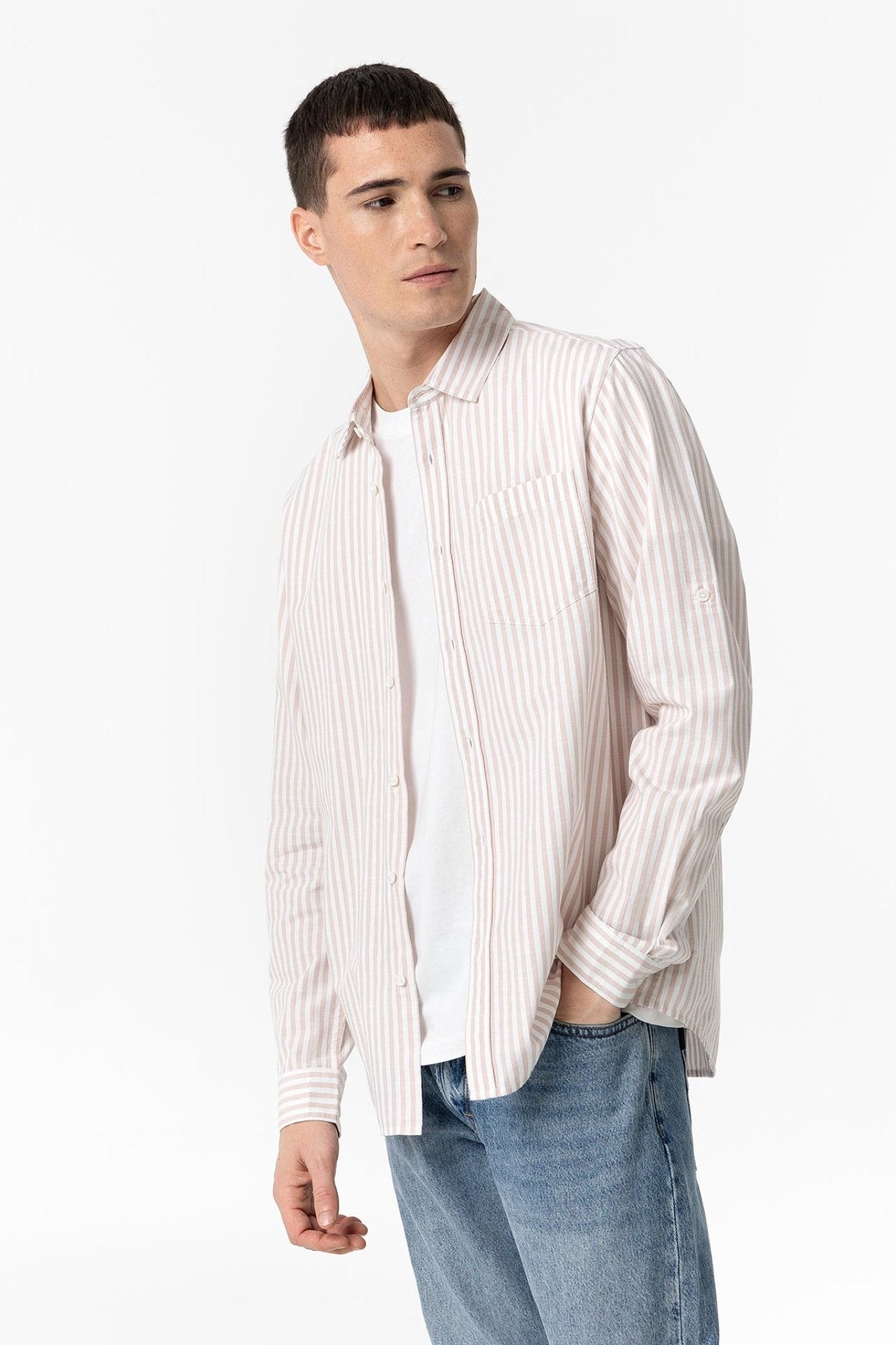 Camisa Listrada Regular Fit - Armanda Boutique
