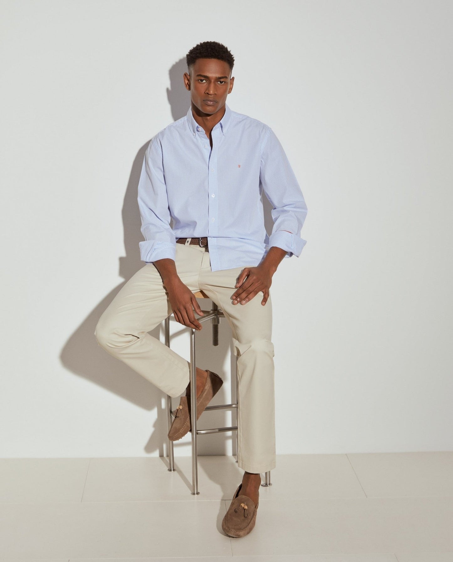 Camisa Slim Fit Quadriculada - Armanda Boutique