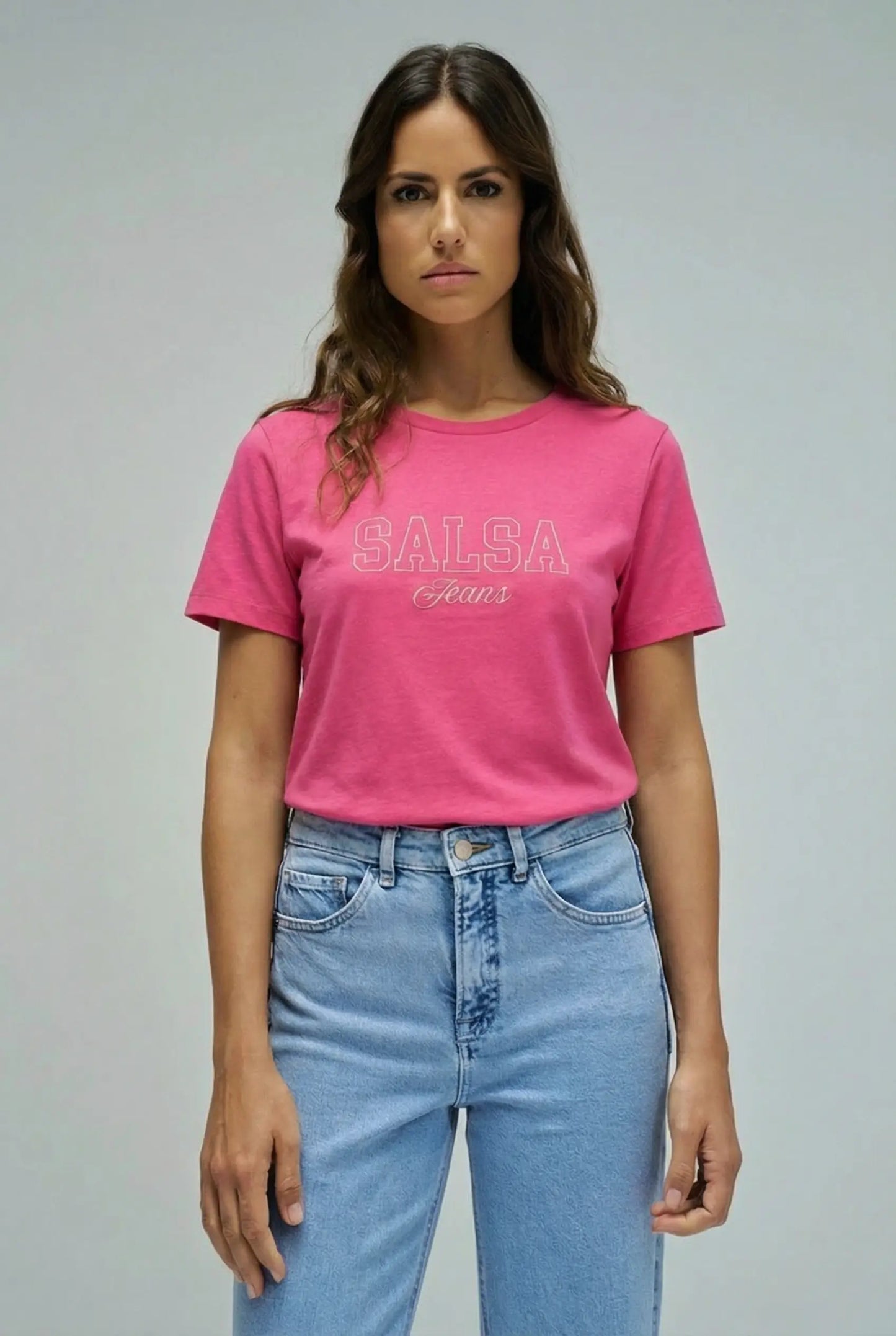 T-shirt Casual Salsa Style para Mulher