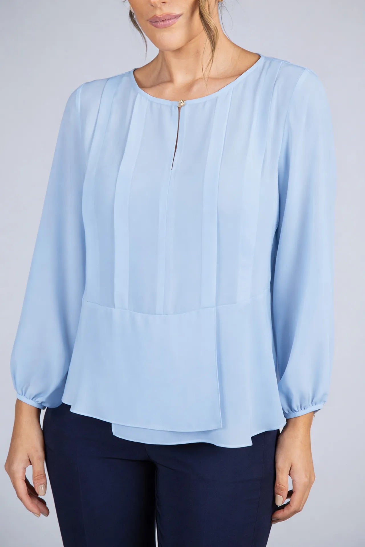 Túnica Azul Bebé Silvina Campos