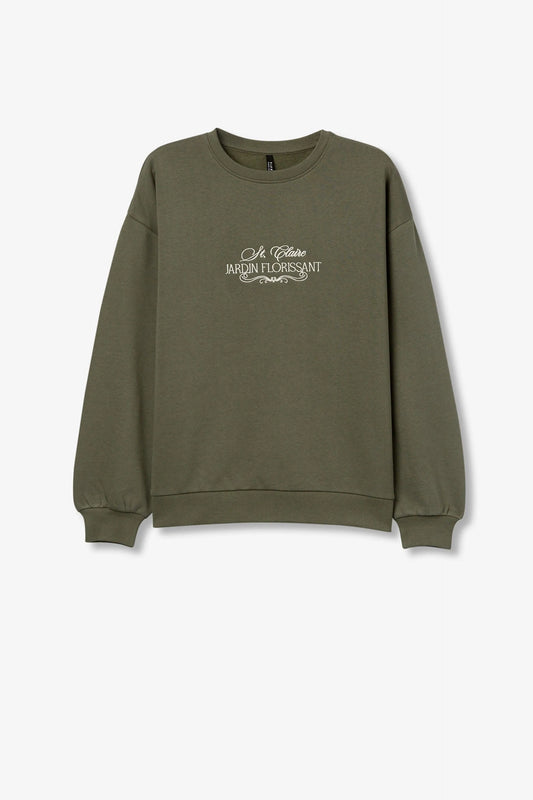 Sweatshirt com Print St. Claire