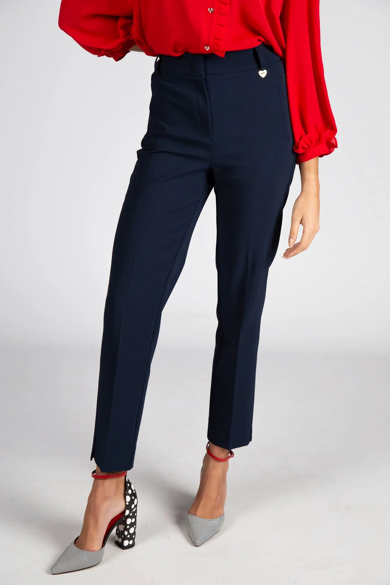 Calça Azul Marinho Silvina Campos