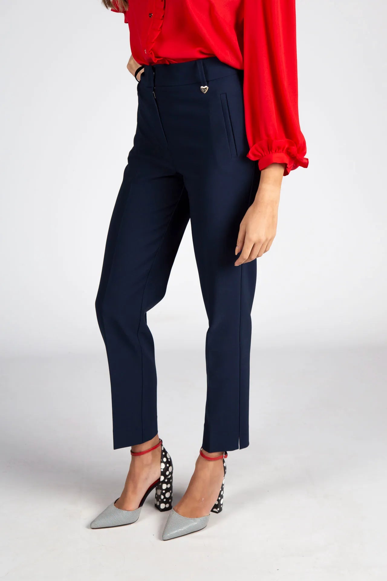 Calça Azul Marinho Silvina Campos