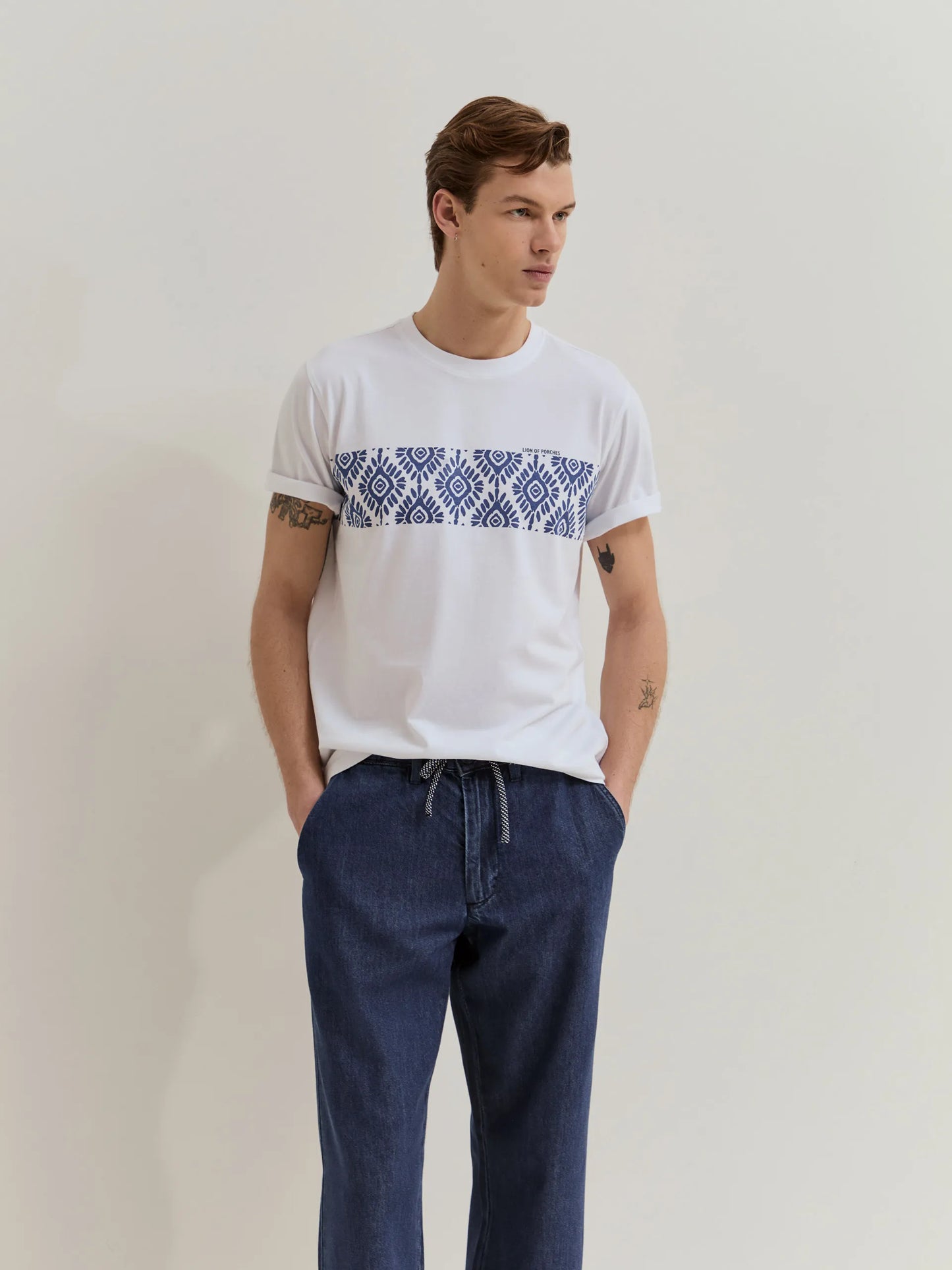 T-shirt Lion of Porches Homem