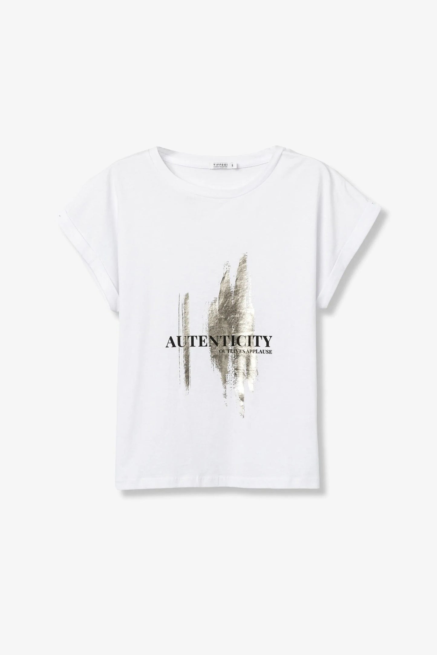 T-shirt Casual Tiffosi Note para Mulher
