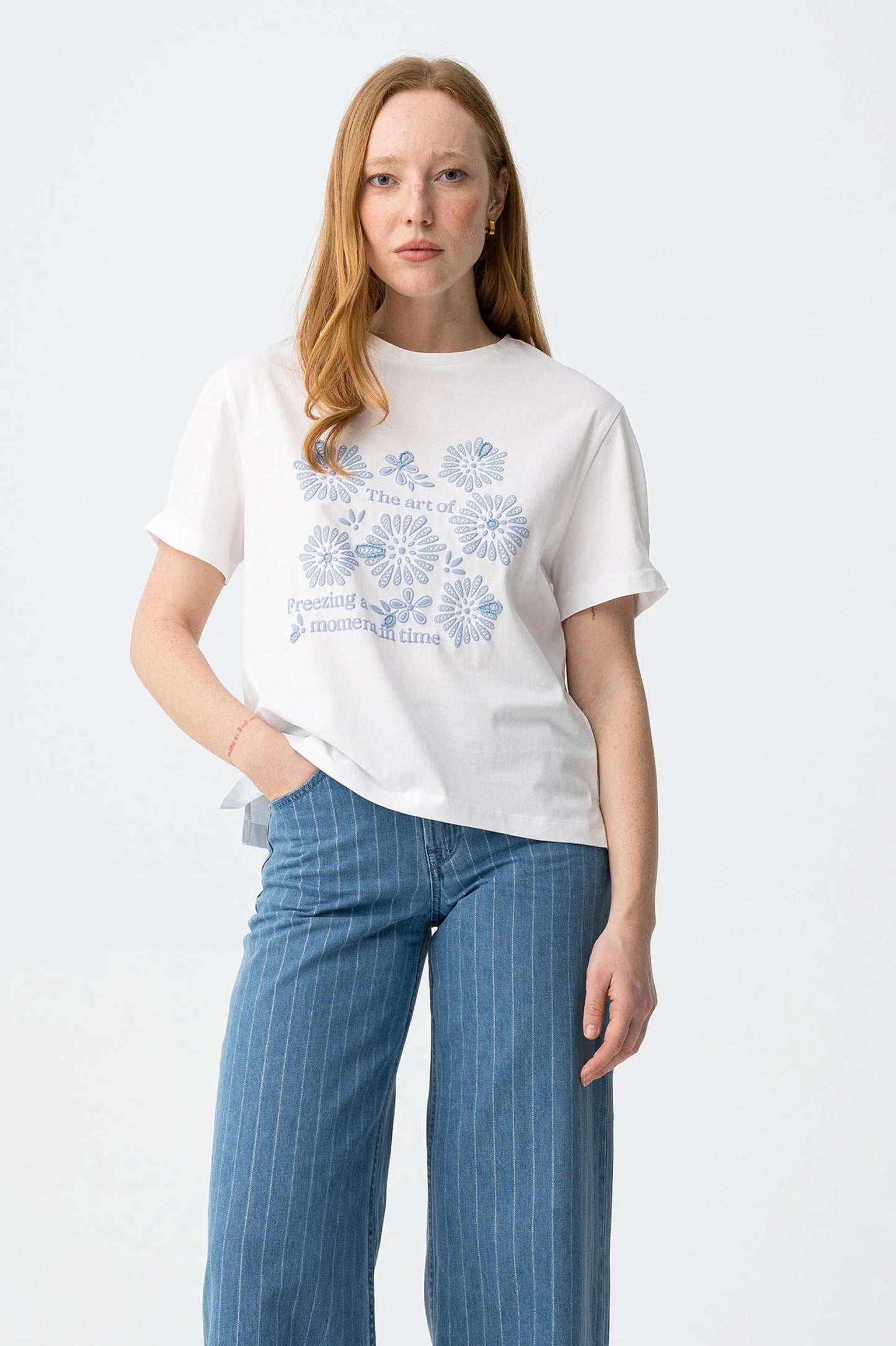 T-shirt Casual Tiffosi Peyton para Mulher