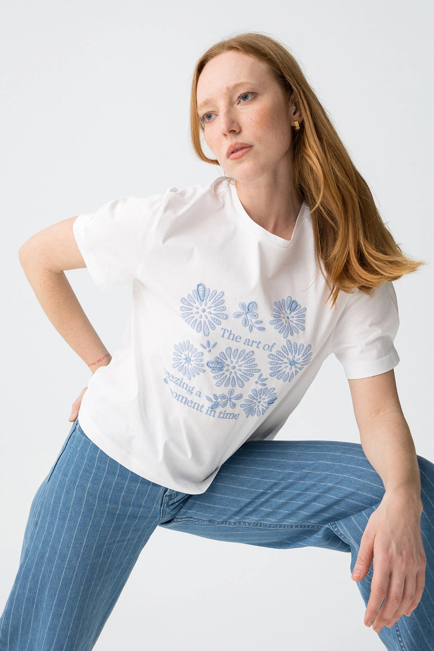 T-shirt Casual Tiffosi Peyton para Mulher