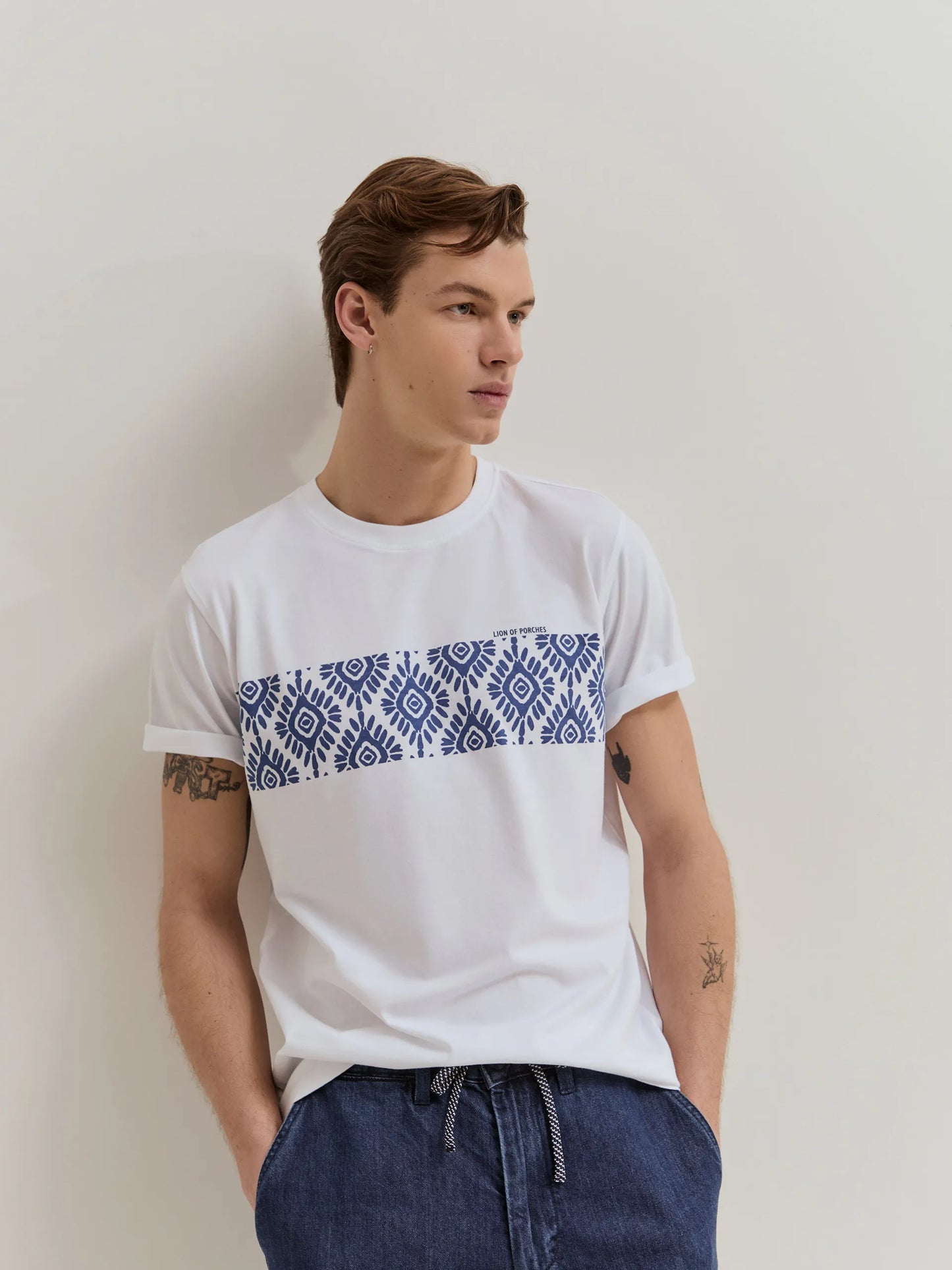 T-shirt Lion of Porches Homem