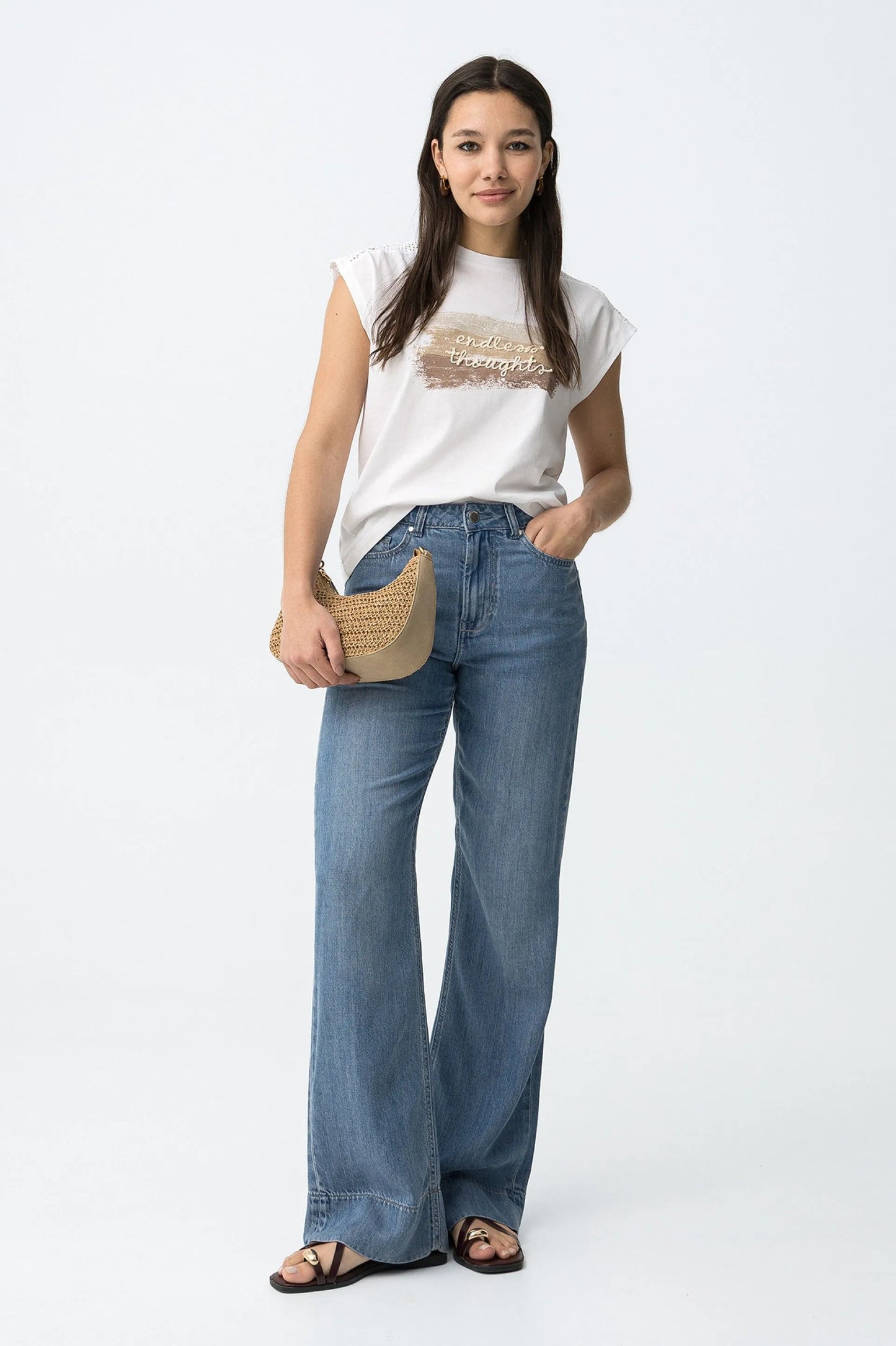 T-shirt Casual Tiffosi Jellicent para Mulher
