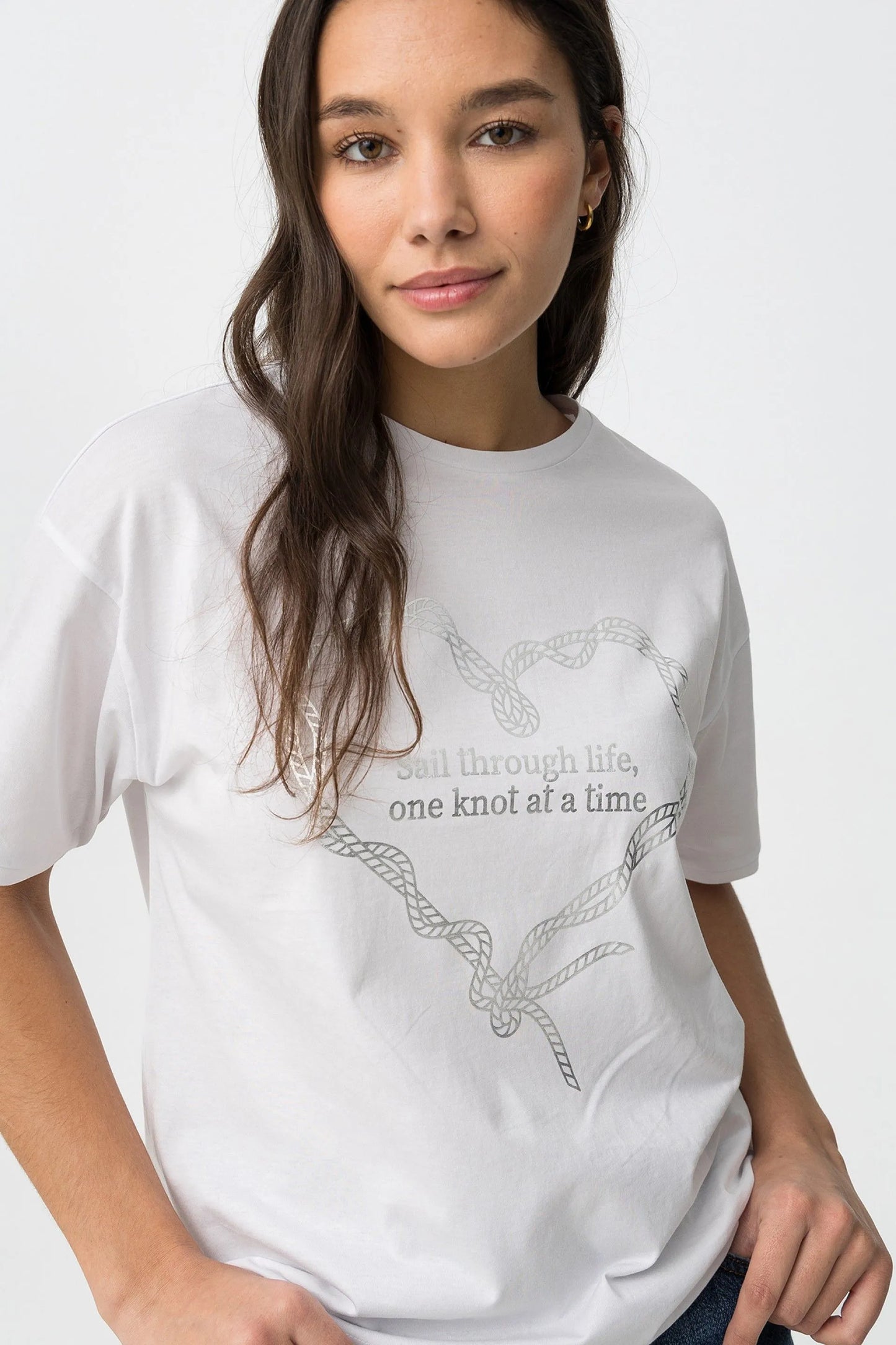 T-shirt Casual Tiffosi Maizena para Mulher