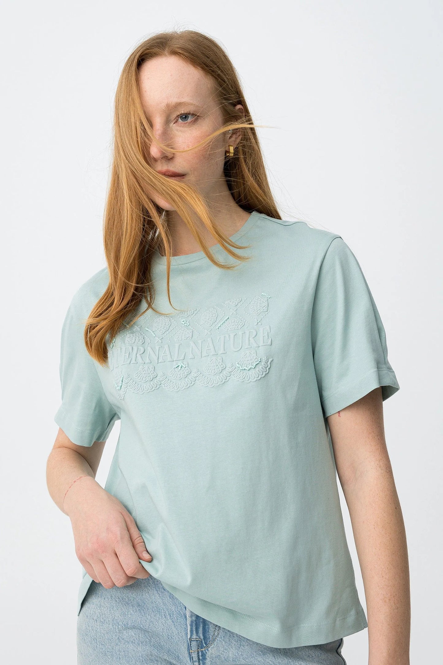 T-shirt Casual Tiffosi Peyton para Mulher