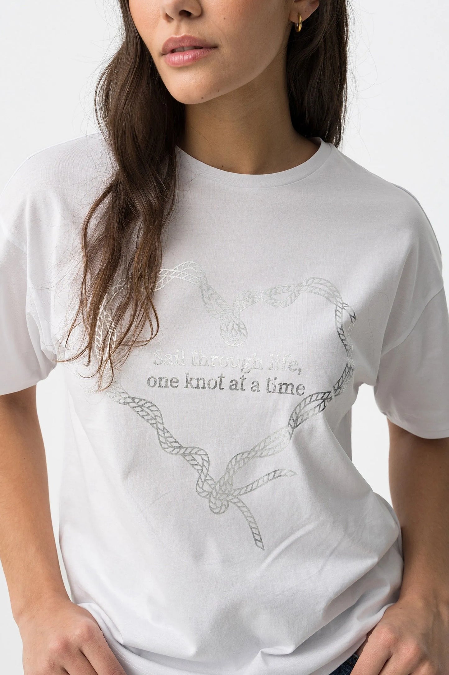 T-shirt Casual Tiffosi Maizena para Mulher