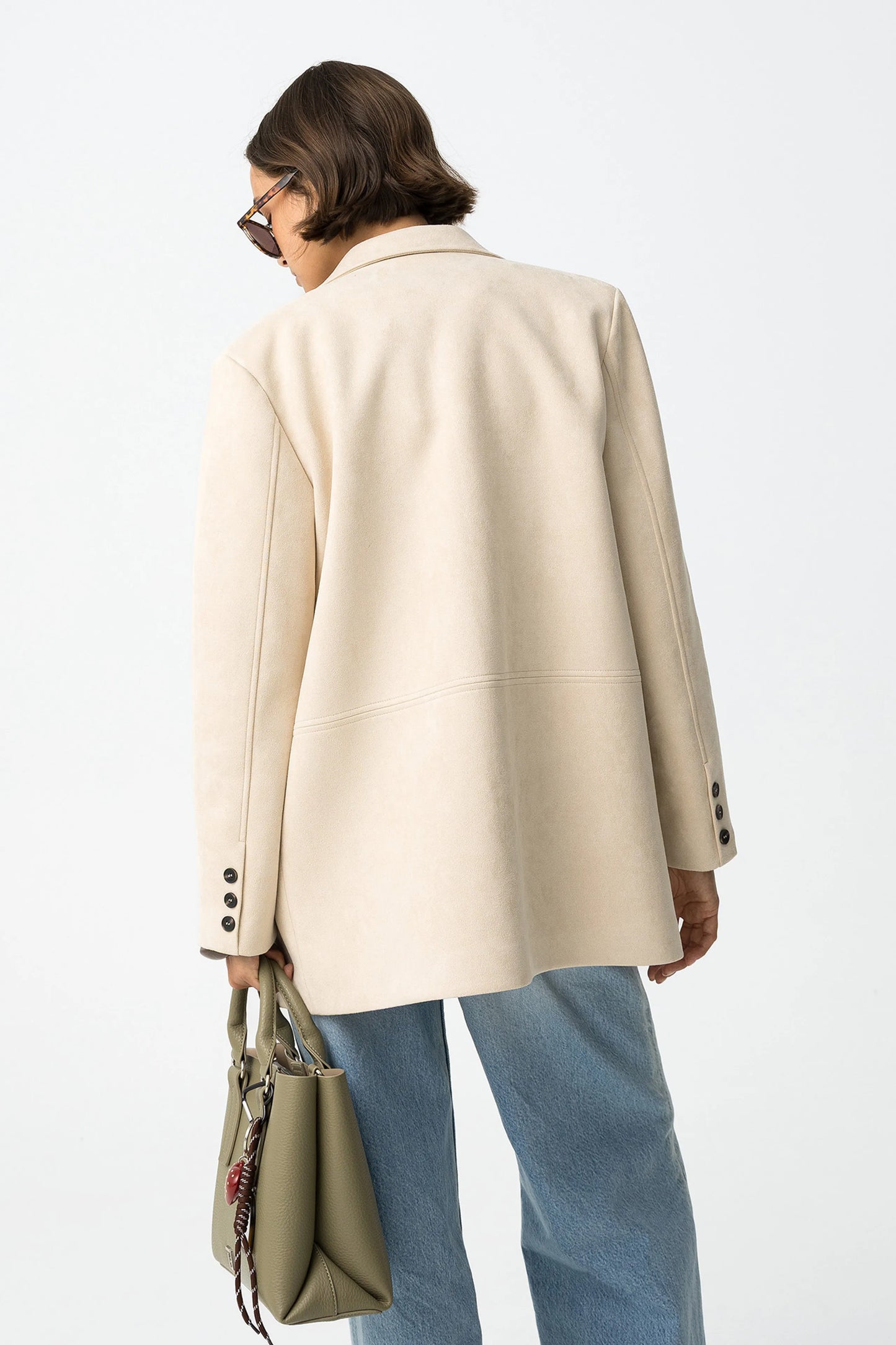 Blazer Bege Tiffosi Mulher – Sofisticação e Conforto