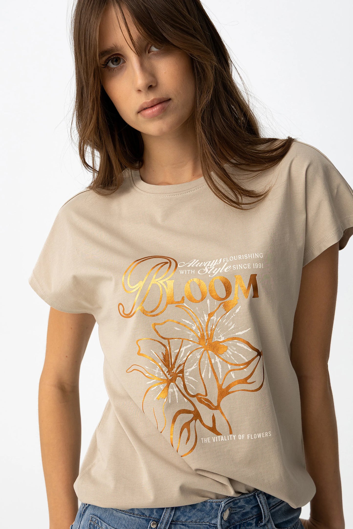 T-shirt Casual Tiffosi Madrid para Mulher