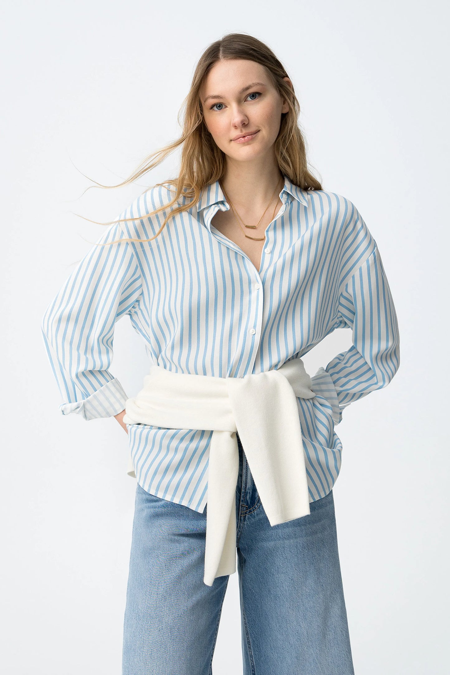Camisa Tiffosi às Riscas Mulher