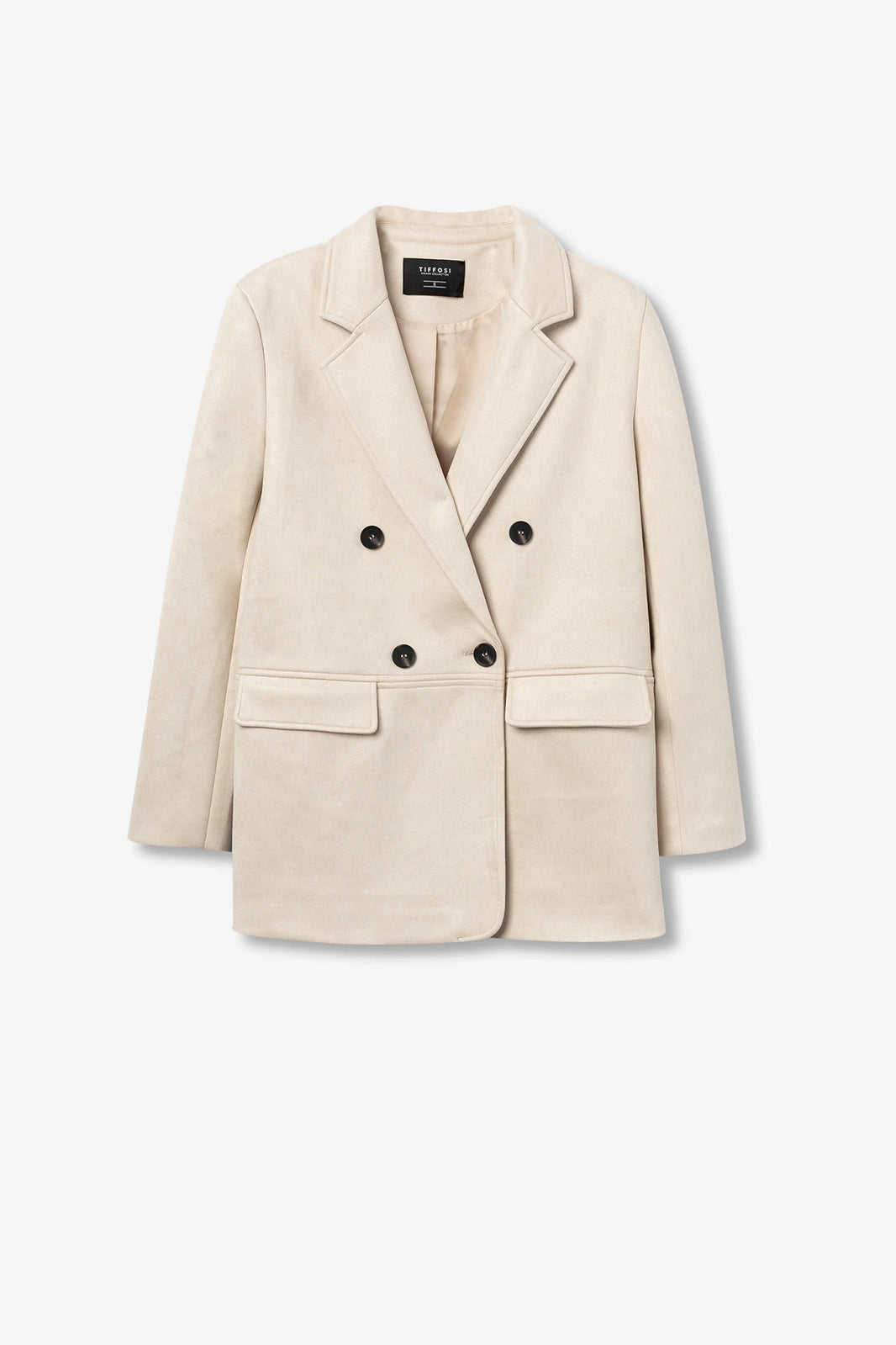 Blazer Bege Tiffosi Mulher – Sofisticação e Conforto