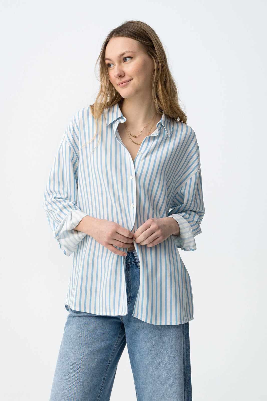 Camisa Tiffosi às Riscas Mulher